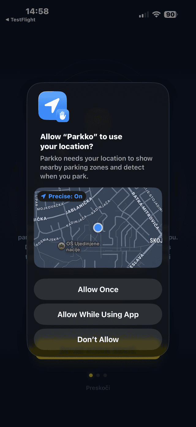 Location permission